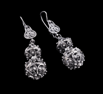 Sofic S. Earrings Luster 2 Glave silver